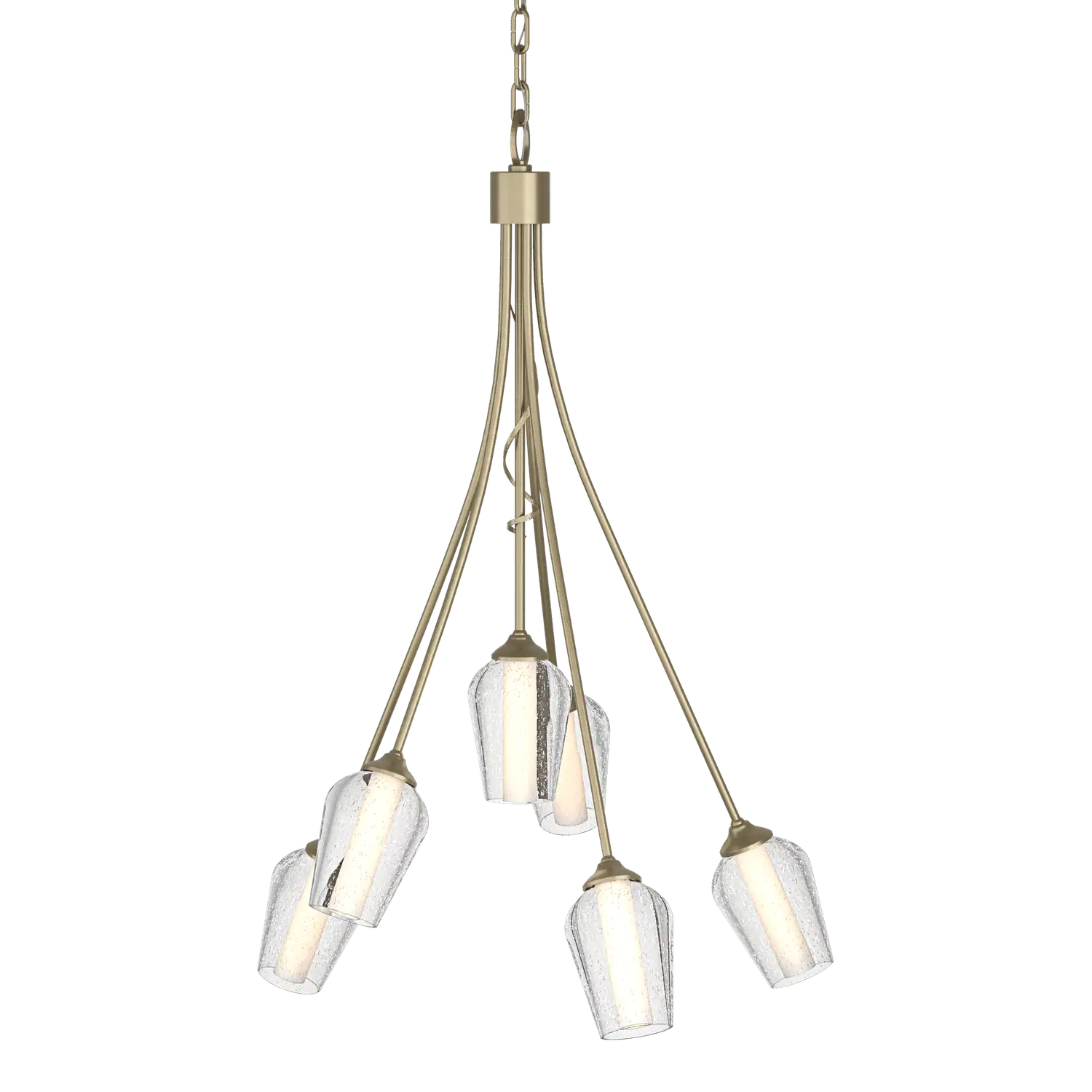 Hubbardton Forge, Flora 6 Arm Chandelier, CHANDELIER LIGHT