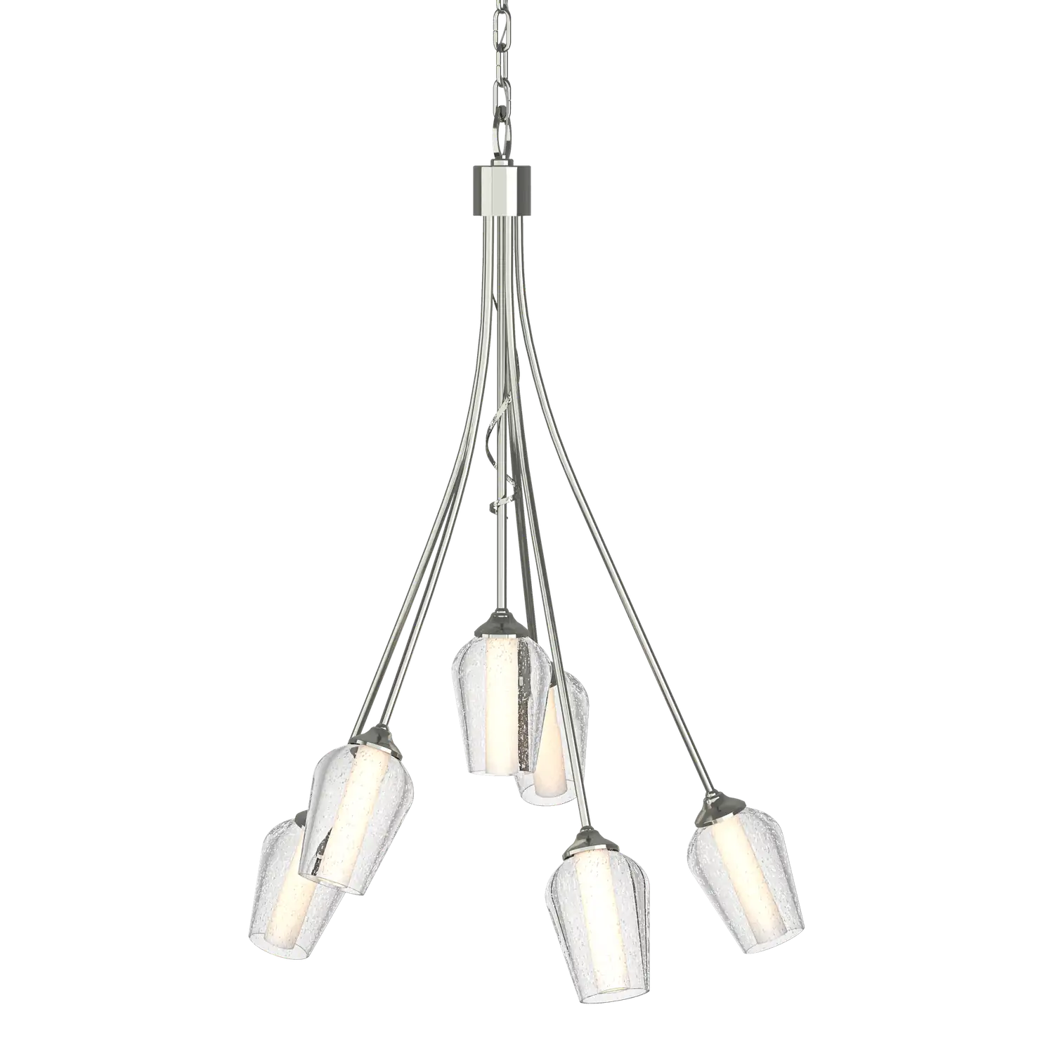 Hubbardton Forge, Flora 6 Arm Chandelier, CHANDELIER LIGHT