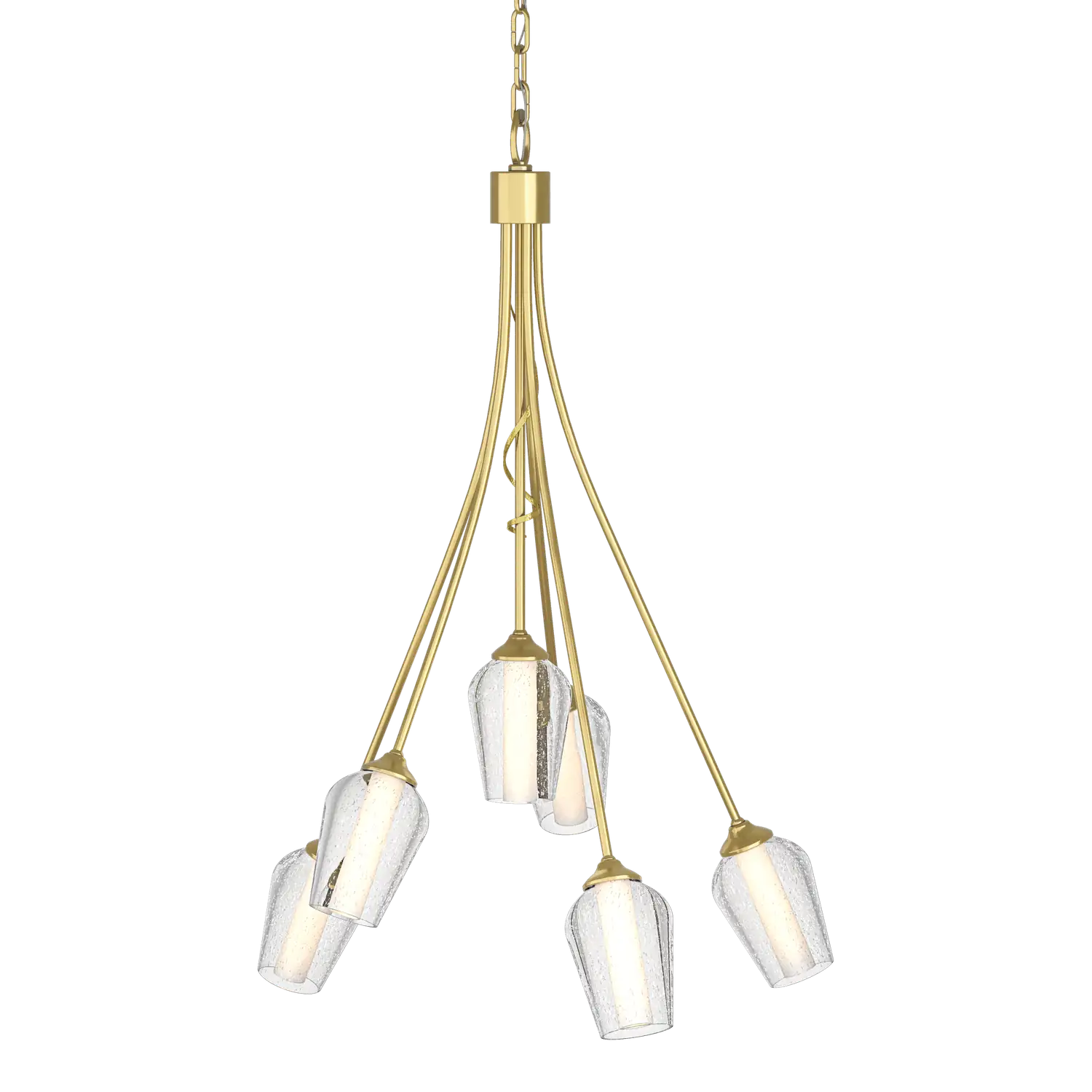 Hubbardton Forge, Flora 6 Arm Chandelier, CHANDELIER LIGHT