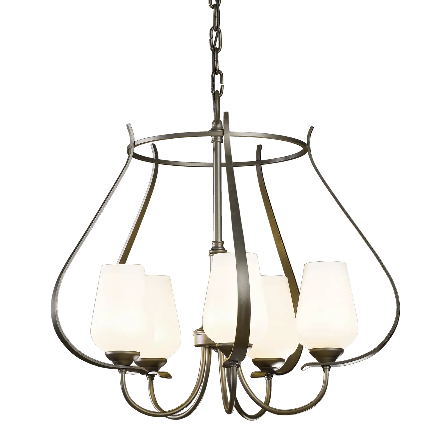 Hubbardton Forge, Flora 5 Arm Chandelier, CHANDELIER LIGHT
