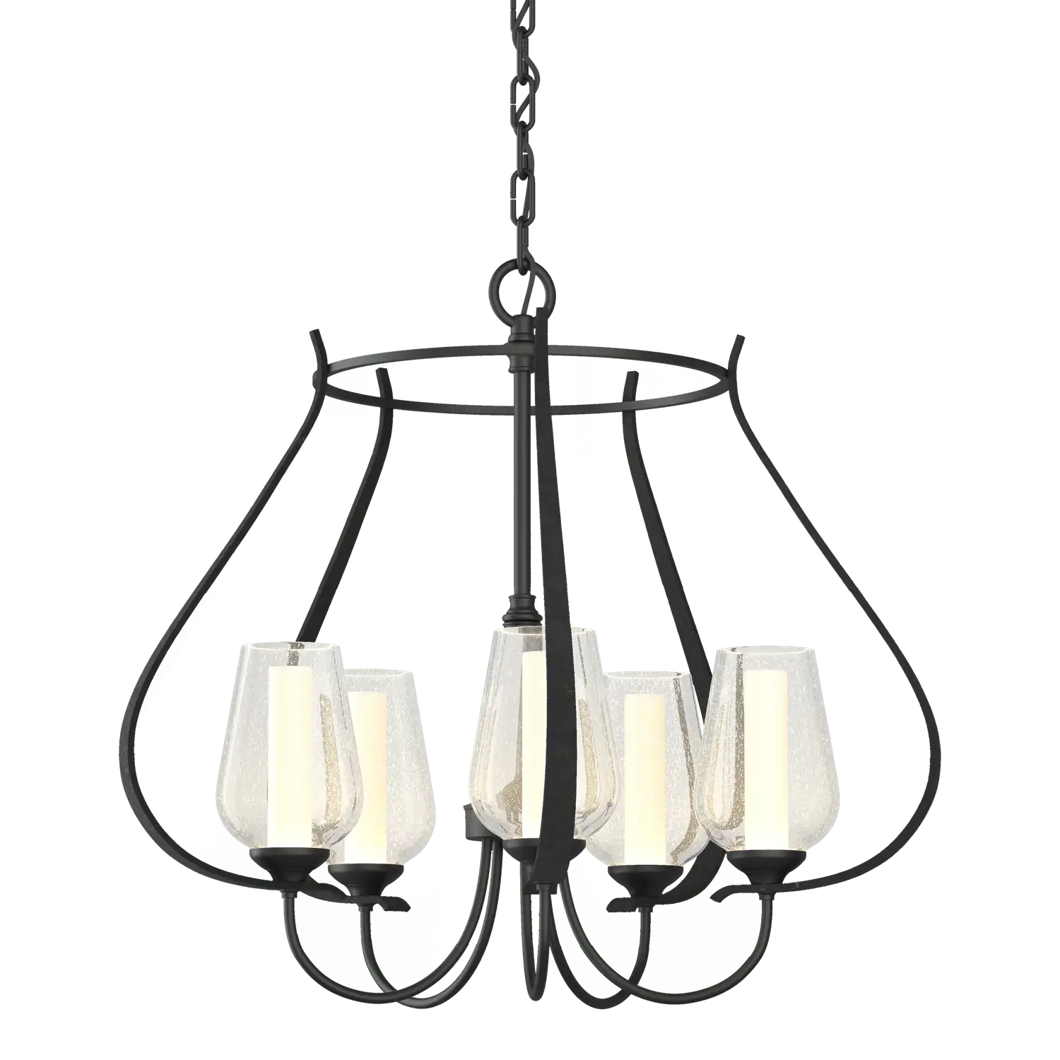 Hubbardton Forge, Flora 5 Arm Chandelier, CHANDELIER LIGHT