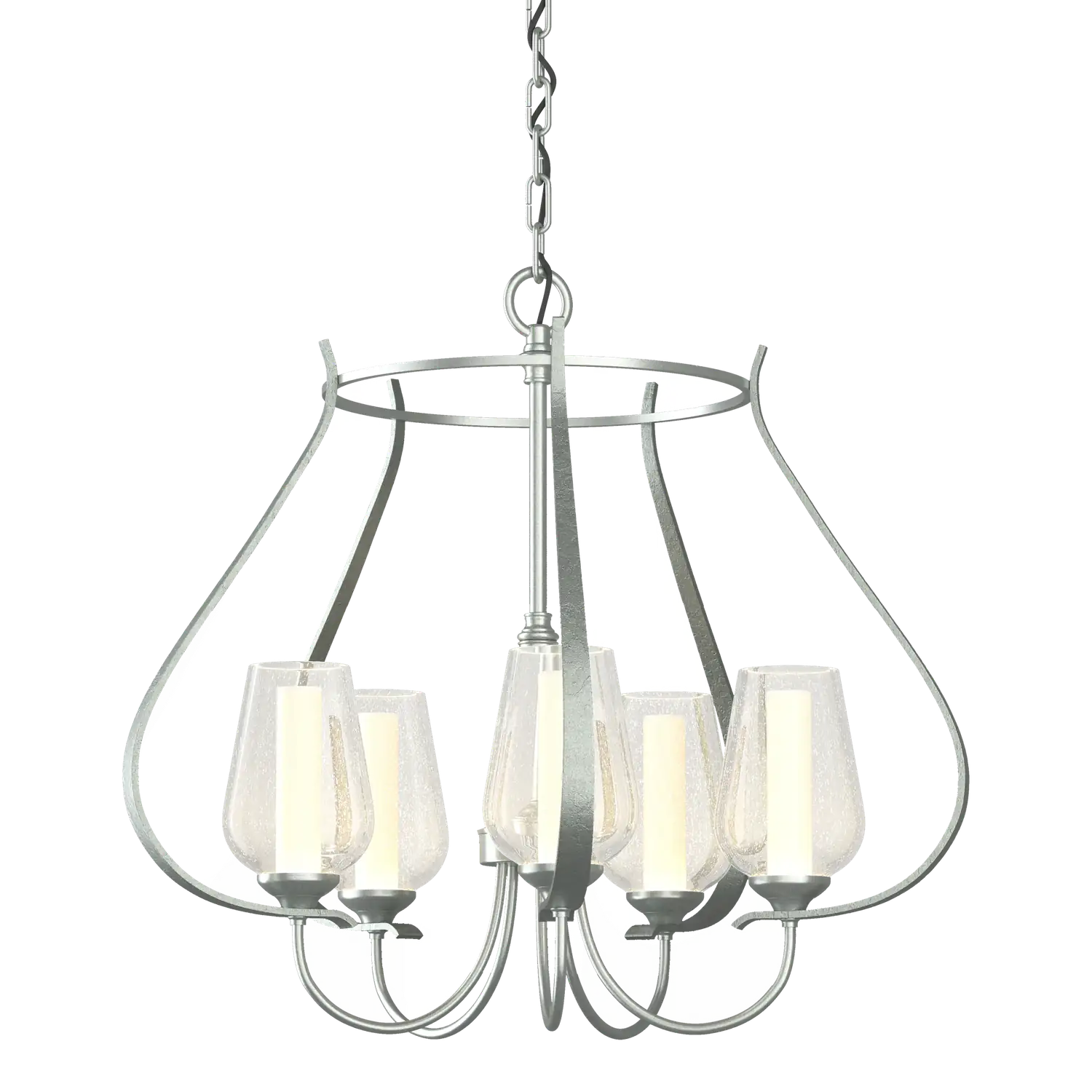 Hubbardton Forge, Flora 5 Arm Chandelier, CHANDELIER LIGHT