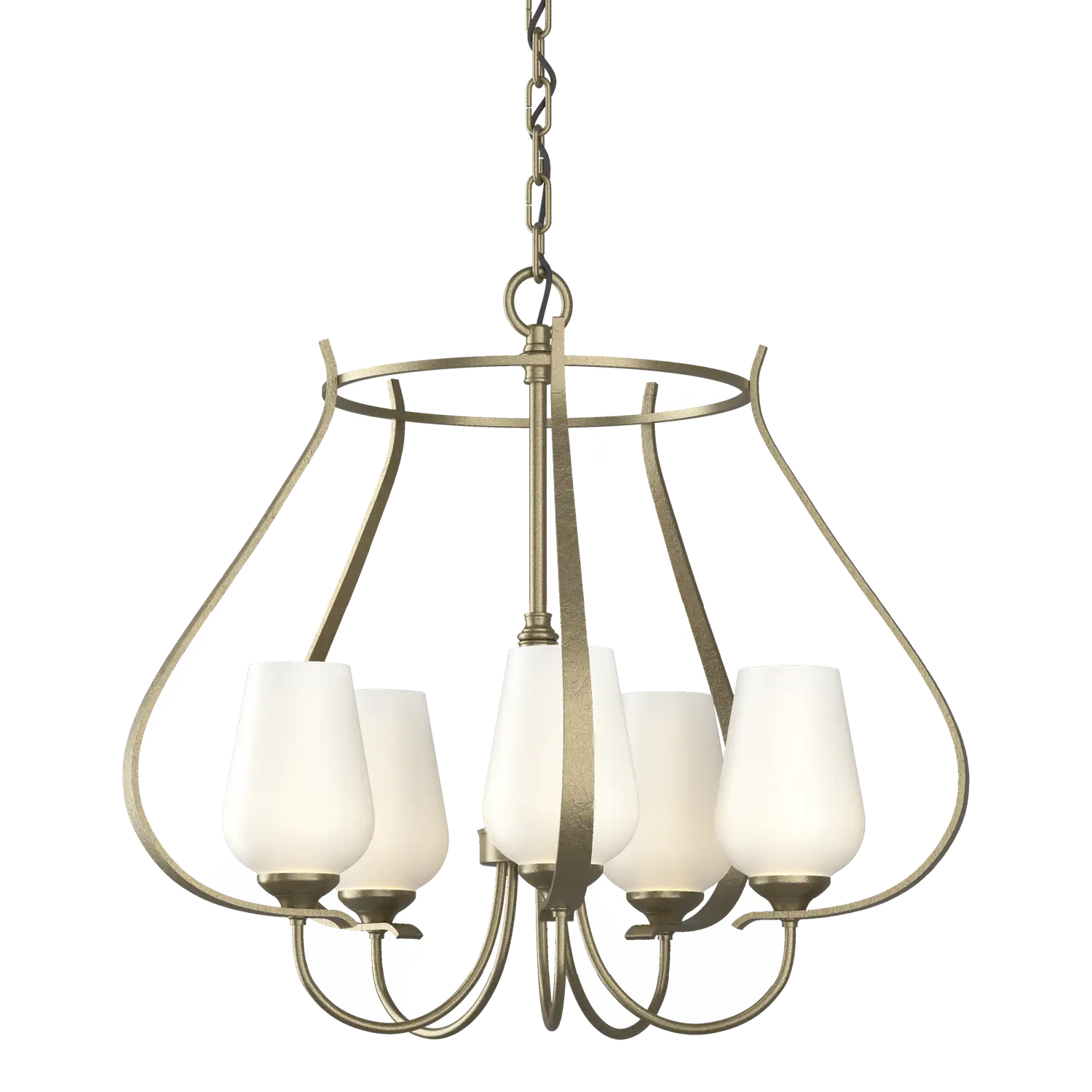Hubbardton Forge, Flora 5 Arm Chandelier, CHANDELIER LIGHT