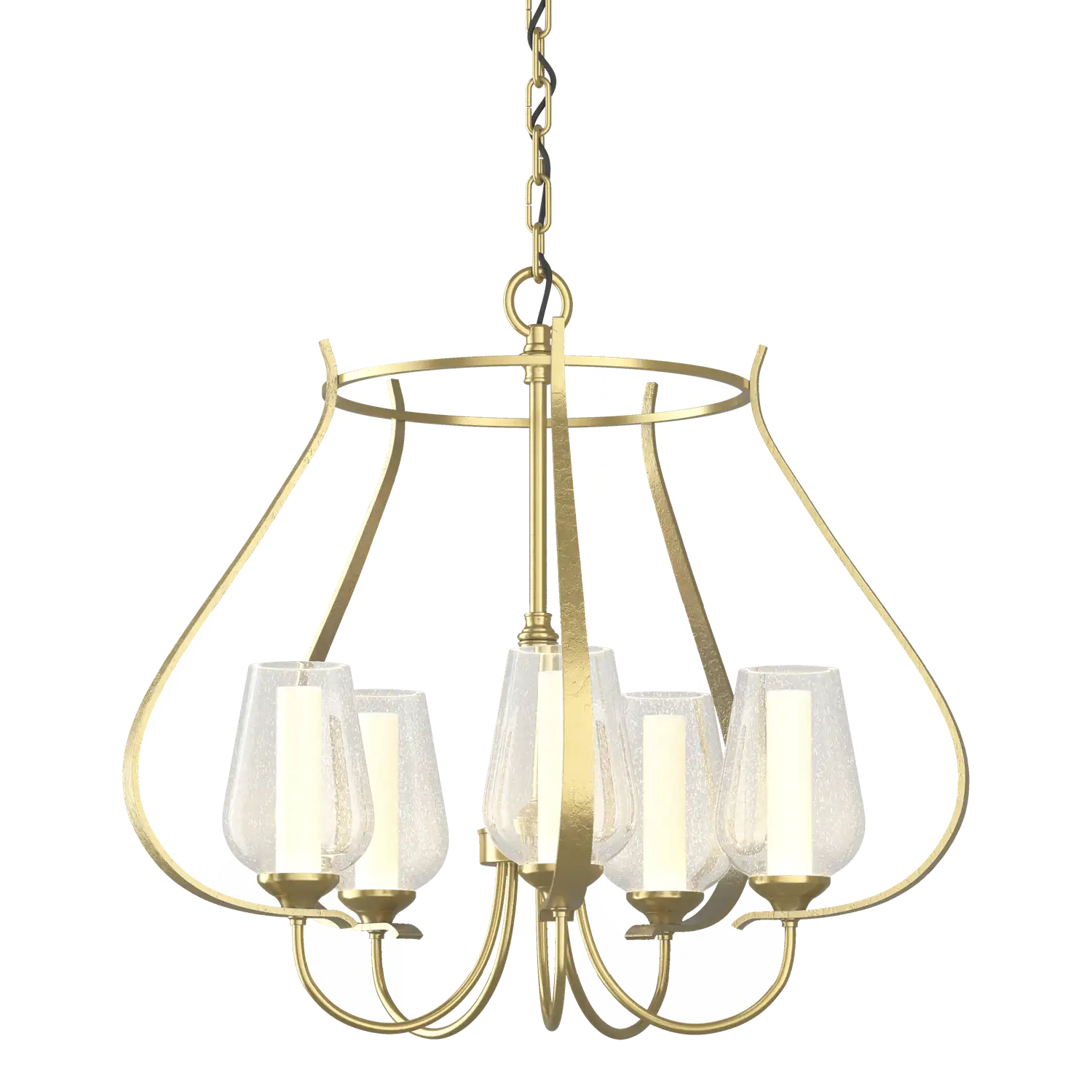 Hubbardton Forge, Flora 5 Arm Chandelier, CHANDELIER LIGHT
