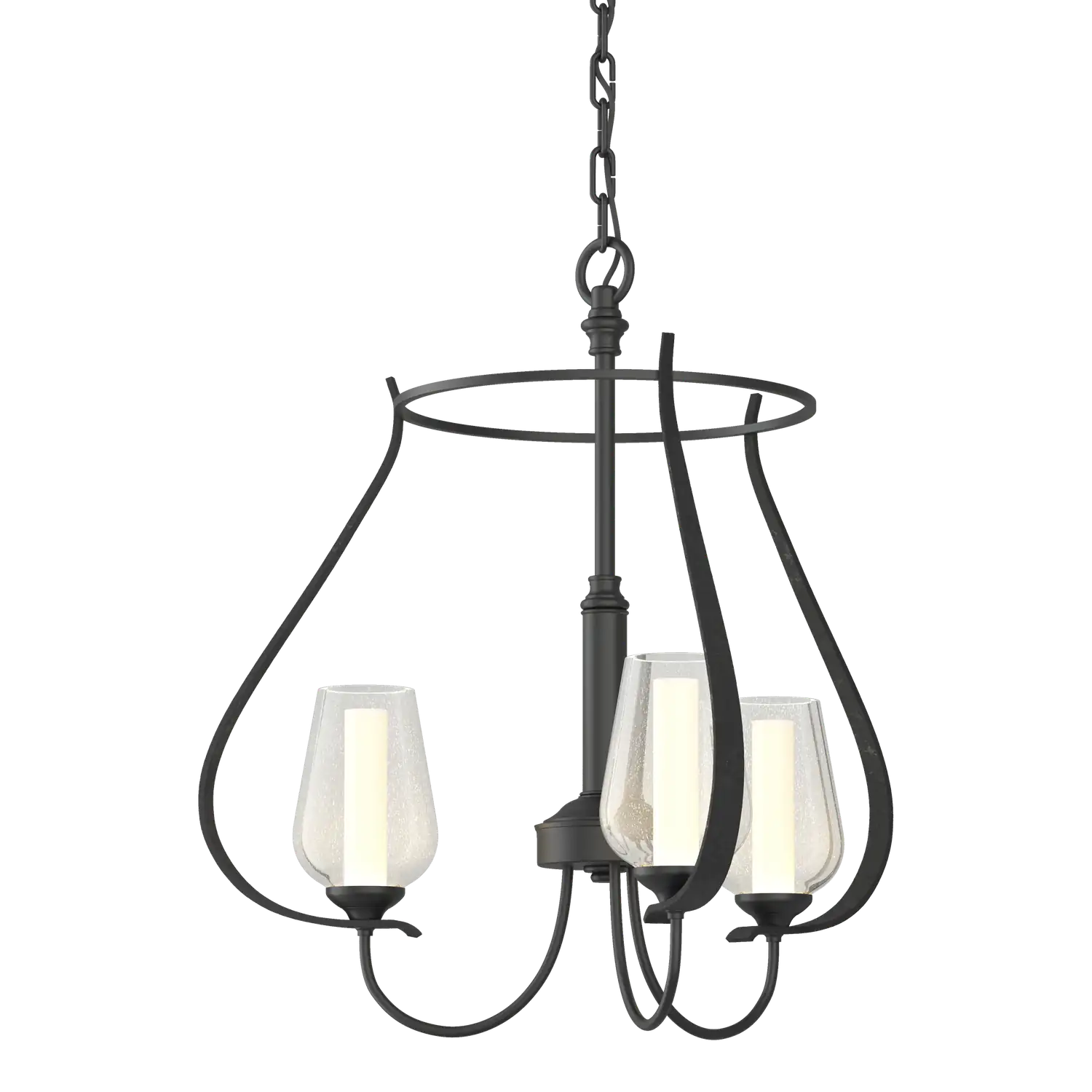 Hubbardton Forge, Flora 3 Arm Chandelier, CHANDELIER LIGHT