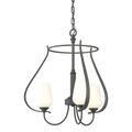 Hubbardton Forge, Flora 3 Arm Chandelier, CHANDELIER LIGHT