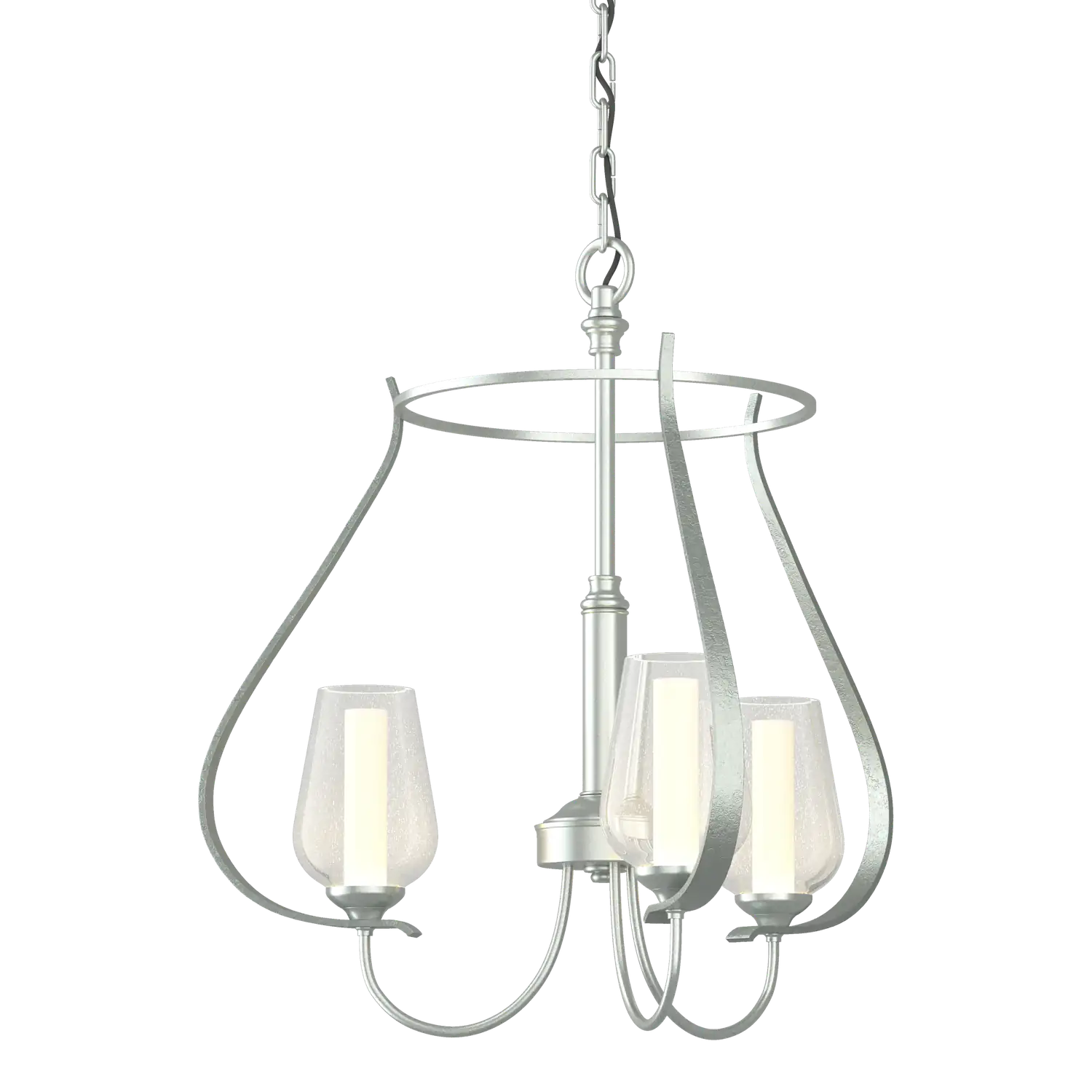Hubbardton Forge, Flora 3 Arm Chandelier, CHANDELIER LIGHT