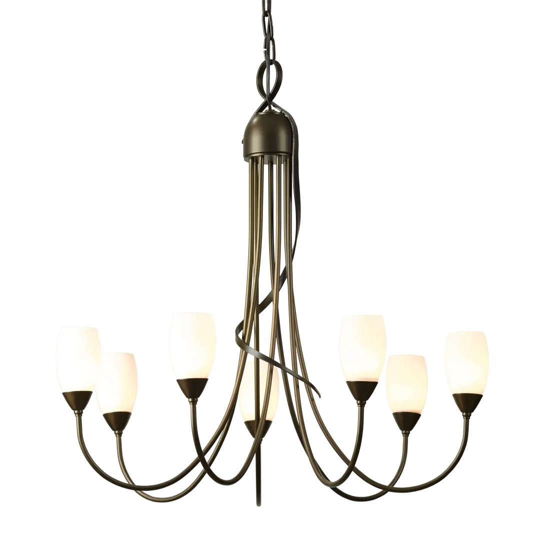 HUBBARDTON FORGE, FLORA 7 ARM CHANDELIER, CHANDELIER LIGHT