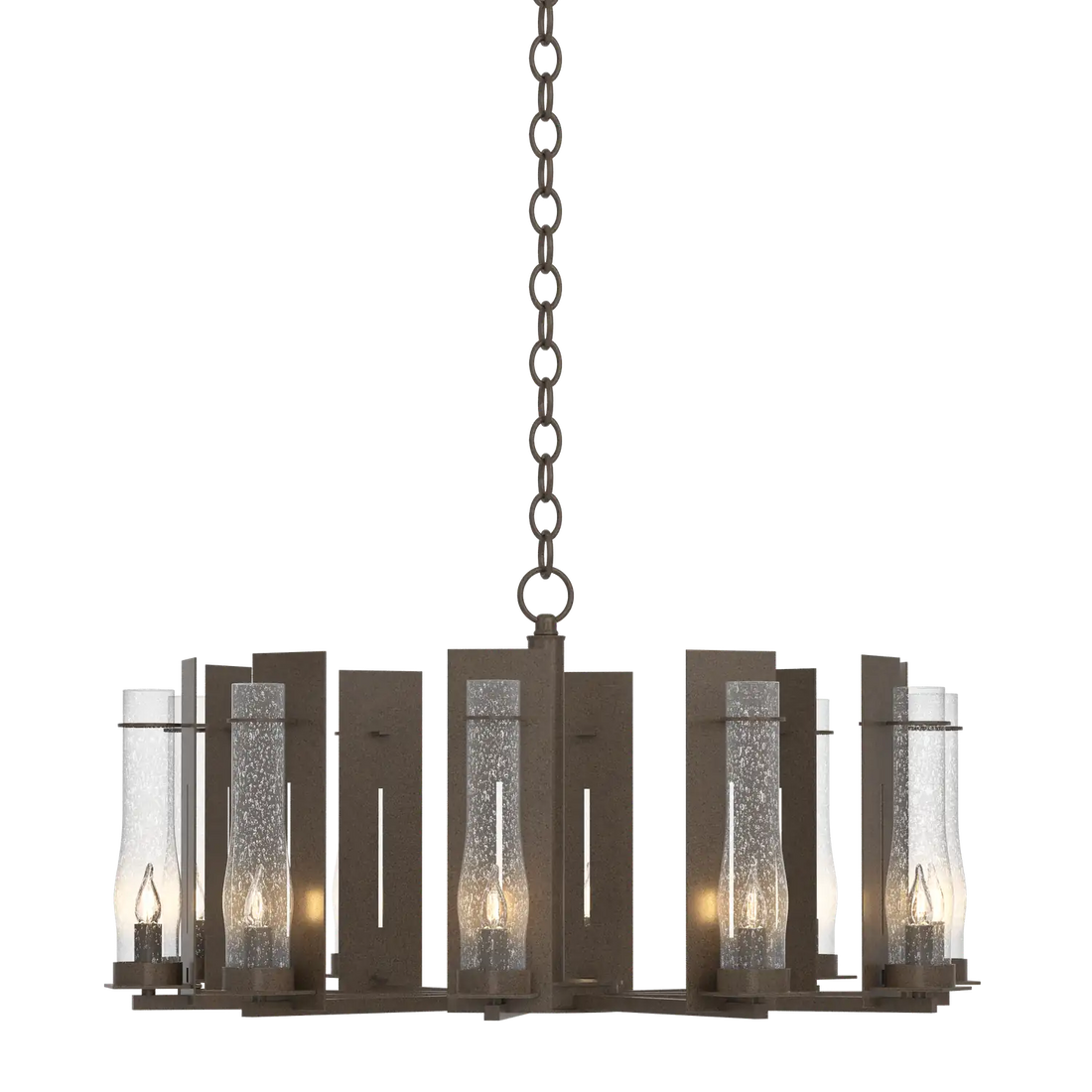 HUBBARDTON FORGE, NEW TOWN 10 ARM CHANDELIER, CHANDELIER LIGHT