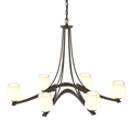 Hubbardton Forge, Oval Ribbon 6 Arm Chandelier, CHANDELIER LIGHT