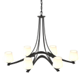 Hubbardton Forge, Oval Ribbon 6 Arm Chandelier, CHANDELIER LIGHT