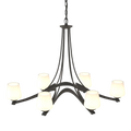 Hubbardton Forge, Oval Ribbon 6 Arm Chandelier, CHANDELIER LIGHT