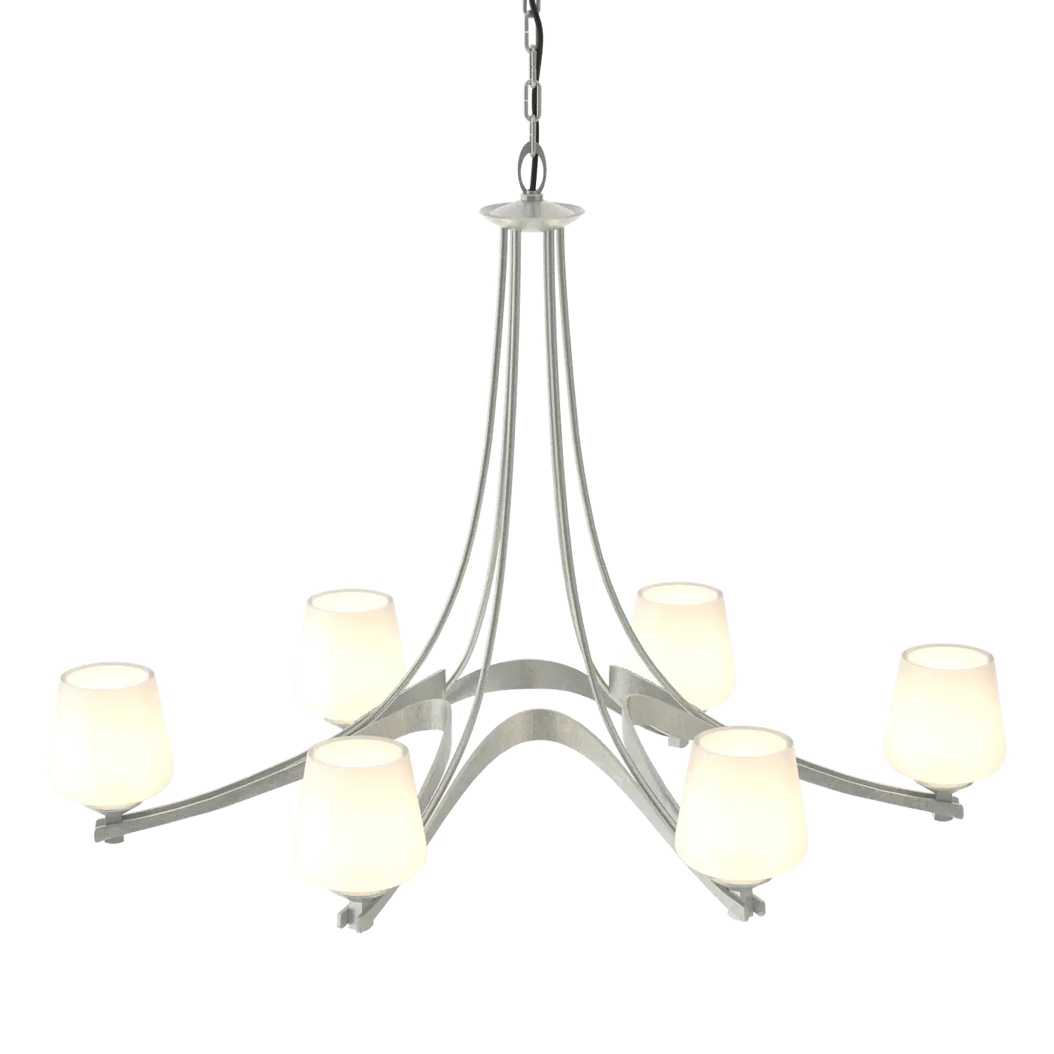 Hubbardton Forge, Oval Ribbon 6 Arm Chandelier, CHANDELIER LIGHT