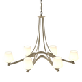 Hubbardton Forge, Oval Ribbon 6 Arm Chandelier, CHANDELIER LIGHT