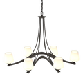 Hubbardton Forge, Oval Ribbon 6 Arm Chandelier, CHANDELIER LIGHT