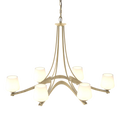 Hubbardton Forge, Oval Ribbon 6 Arm Chandelier, CHANDELIER LIGHT