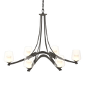 Hubbardton Forge, Oval Ribbon 6 Arm Chandelier, CHANDELIER LIGHT