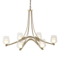Hubbardton Forge, Oval Ribbon 6 Arm Chandelier, CHANDELIER LIGHT