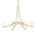 Hubbardton Forge, Oval Ribbon 6 Arm Chandelier, CHANDELIER LIGHT