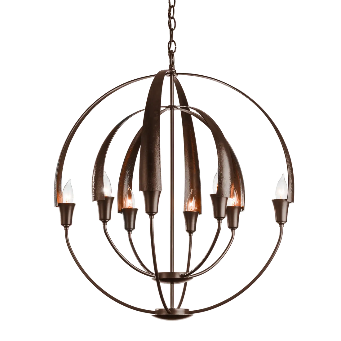 HUBBARDTON FORGE, DOUBLE CIRQUE CHANDELIER, CHANDELIER LIGHT
