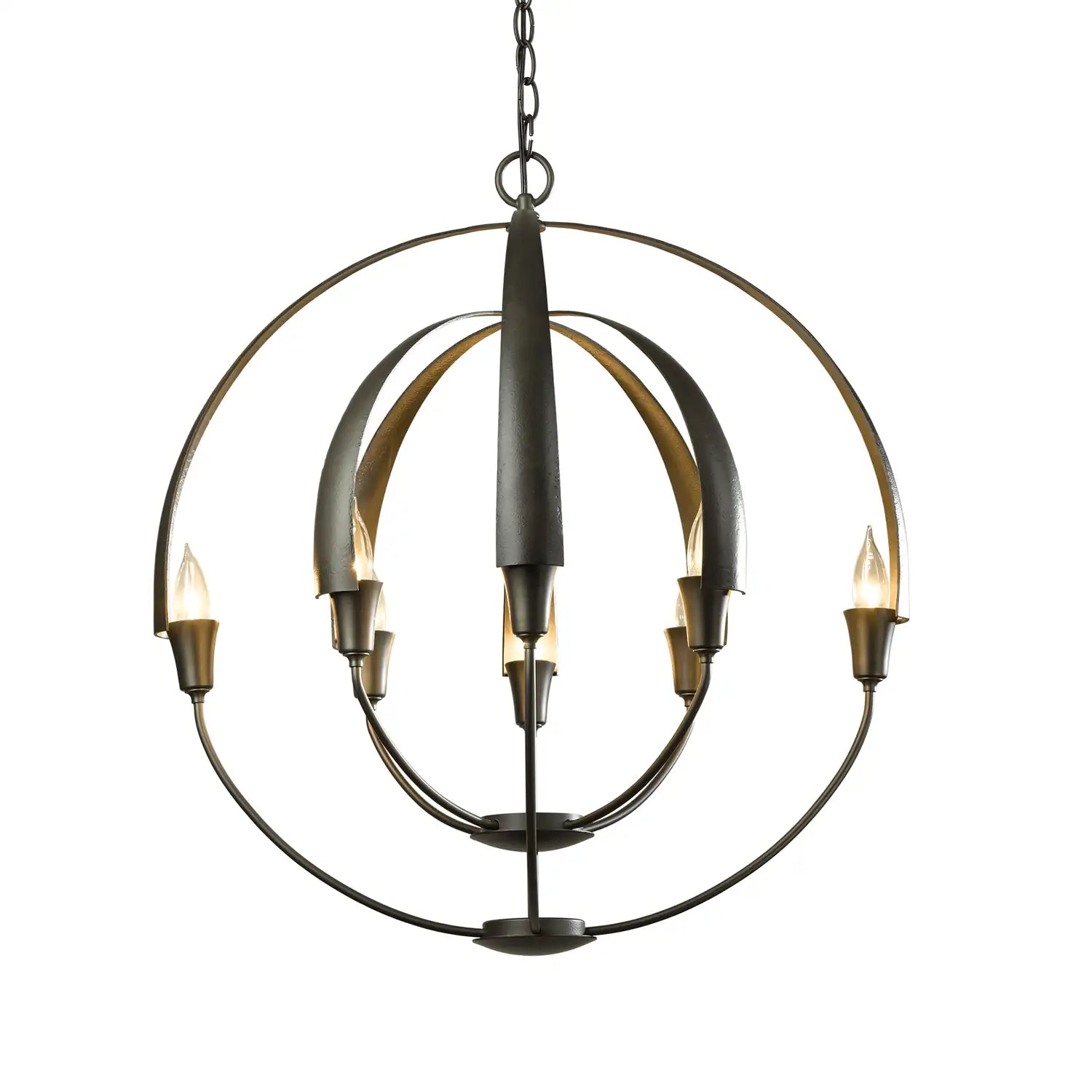 Hubbardton Forge, Double Cirque Chandelier, CHANDELIER LIGHT