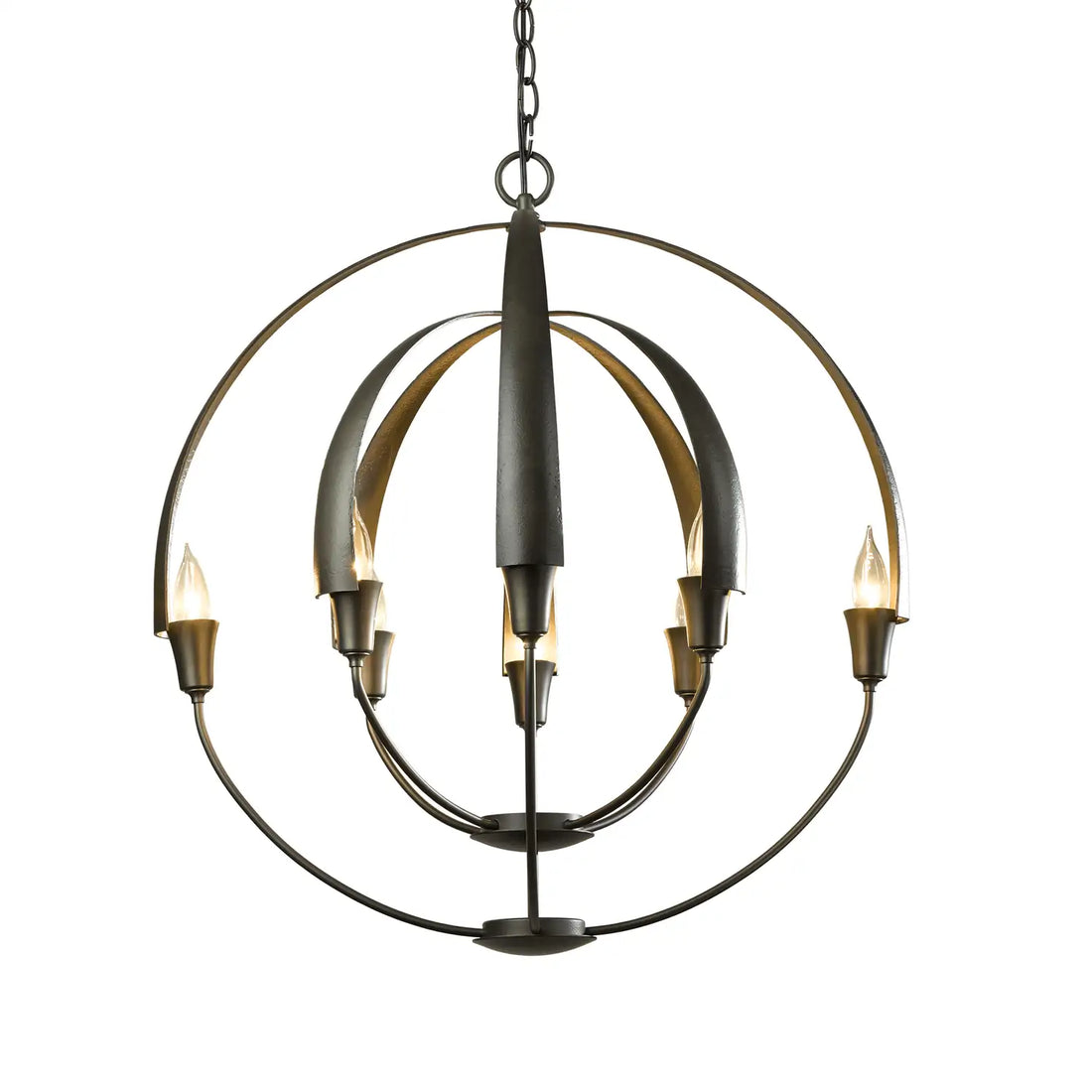 HUBBARDTON FORGE, DOUBLE CIRQUE CHANDELIER, CHANDELIER LIGHT