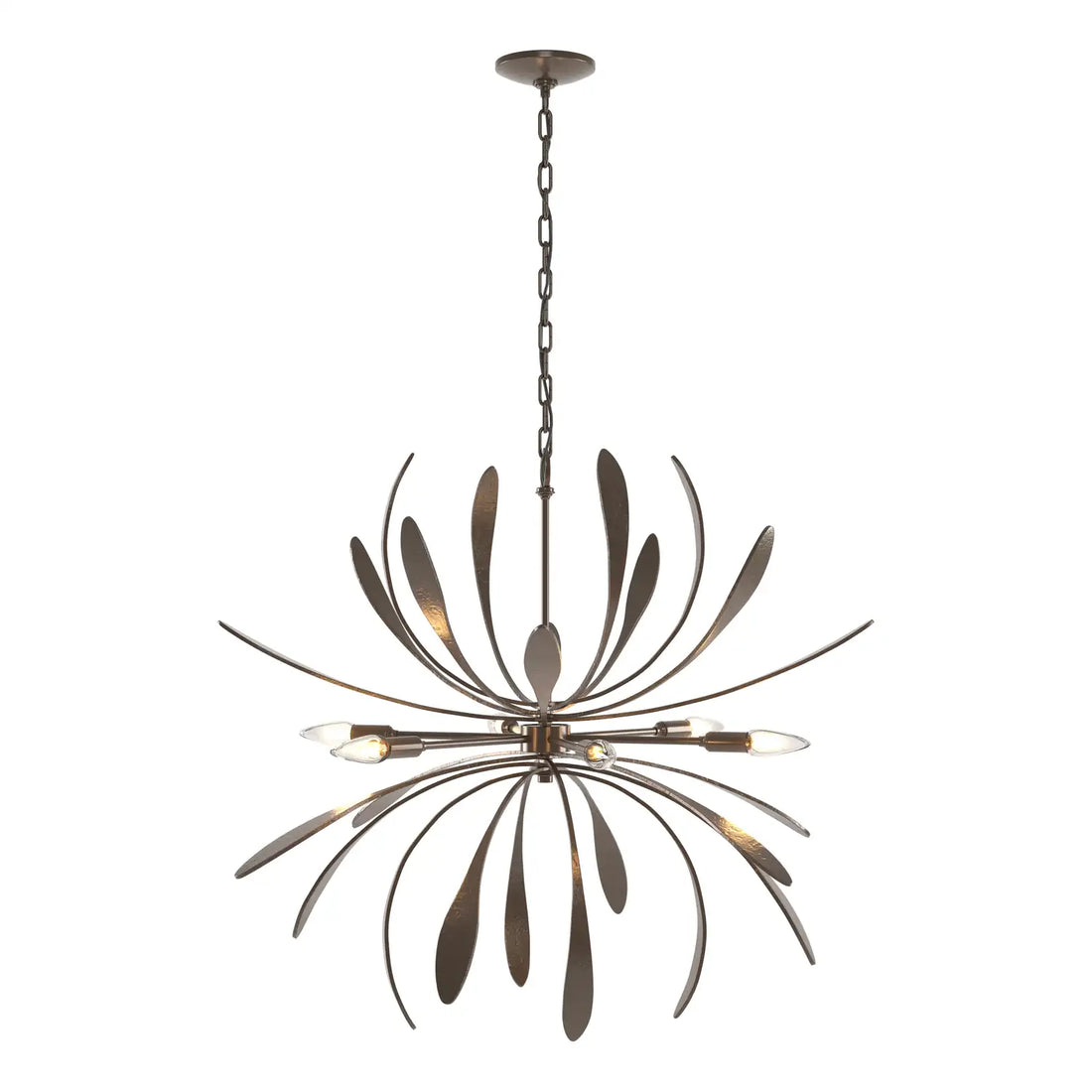 HUBBARDTON FORGE, DAHLIA CHANDELIER, PENDANT LIGHT