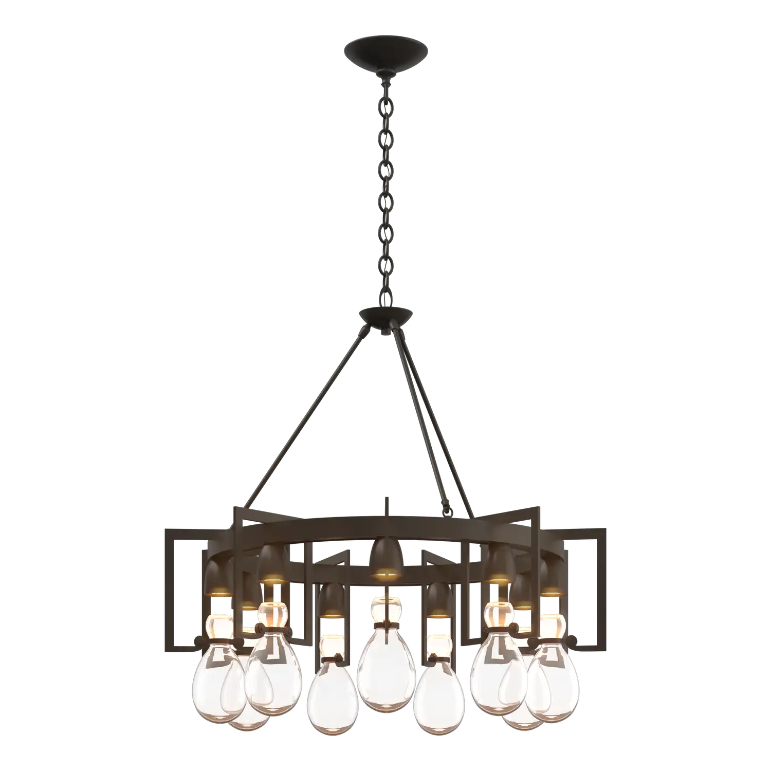 Hubbardton Forge, Apothecary Circular Chandelier, PENDANT LIGHT