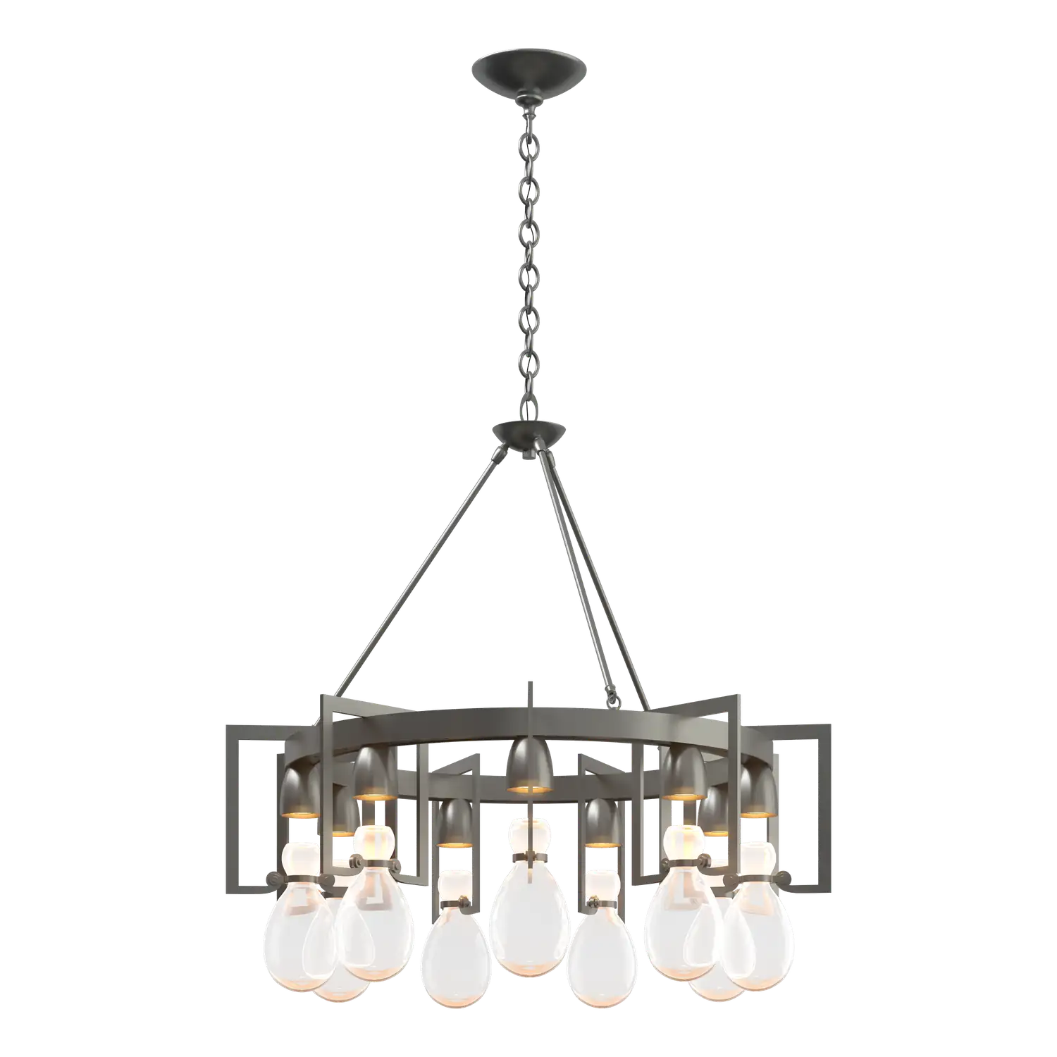 Hubbardton Forge, Apothecary Circular Chandelier, PENDANT LIGHT