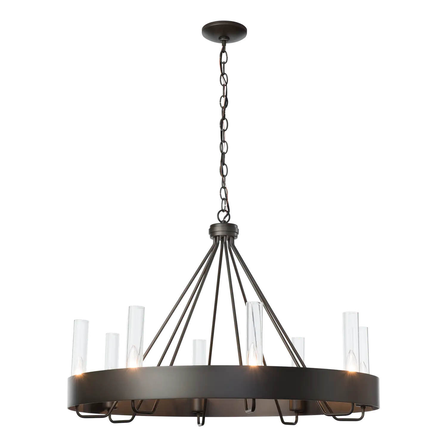 Hubbardton Forge, Banded Ring Chandelier, CHANDELIER LIGHT