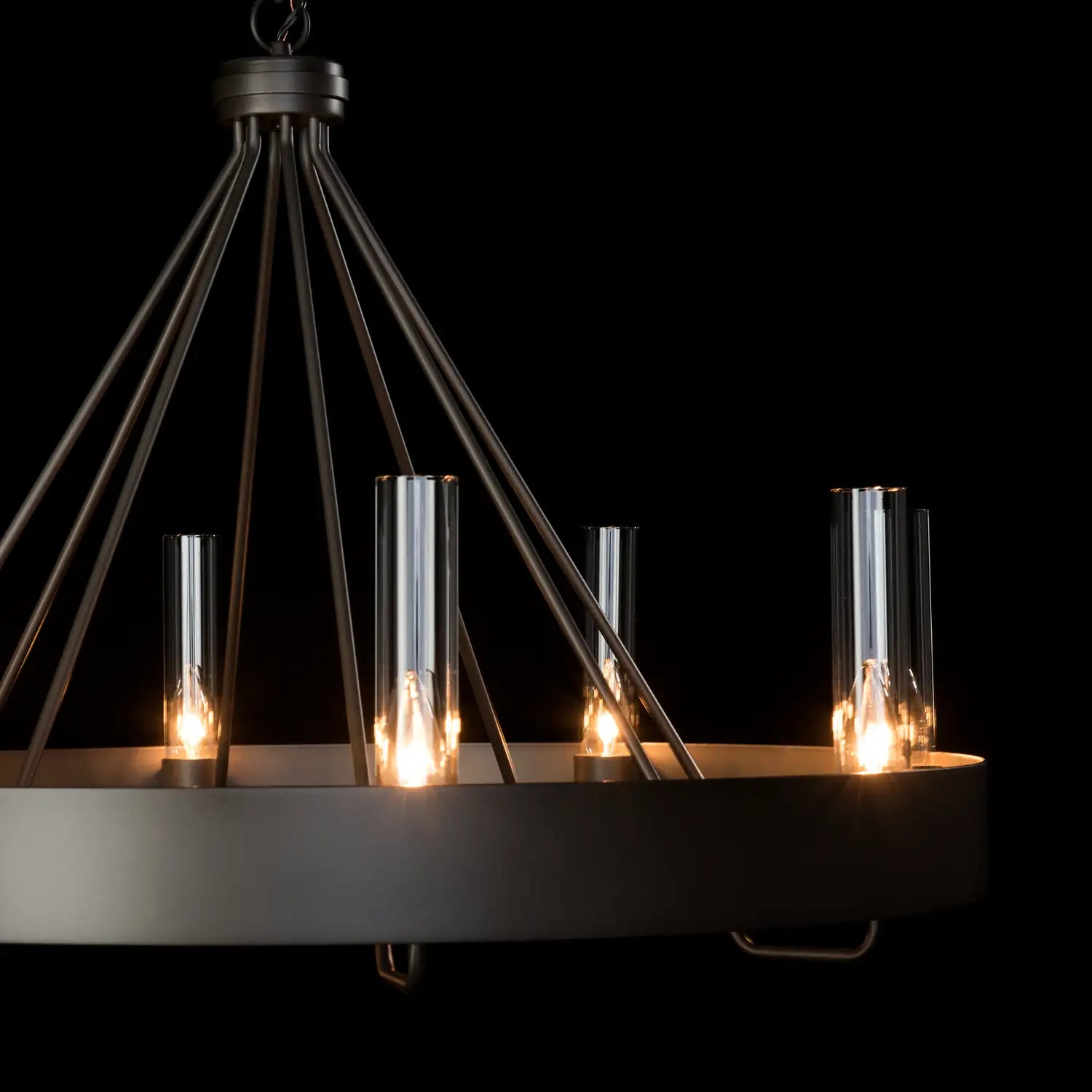 Hubbardton Forge, Banded Ring Chandelier, CHANDELIER LIGHT