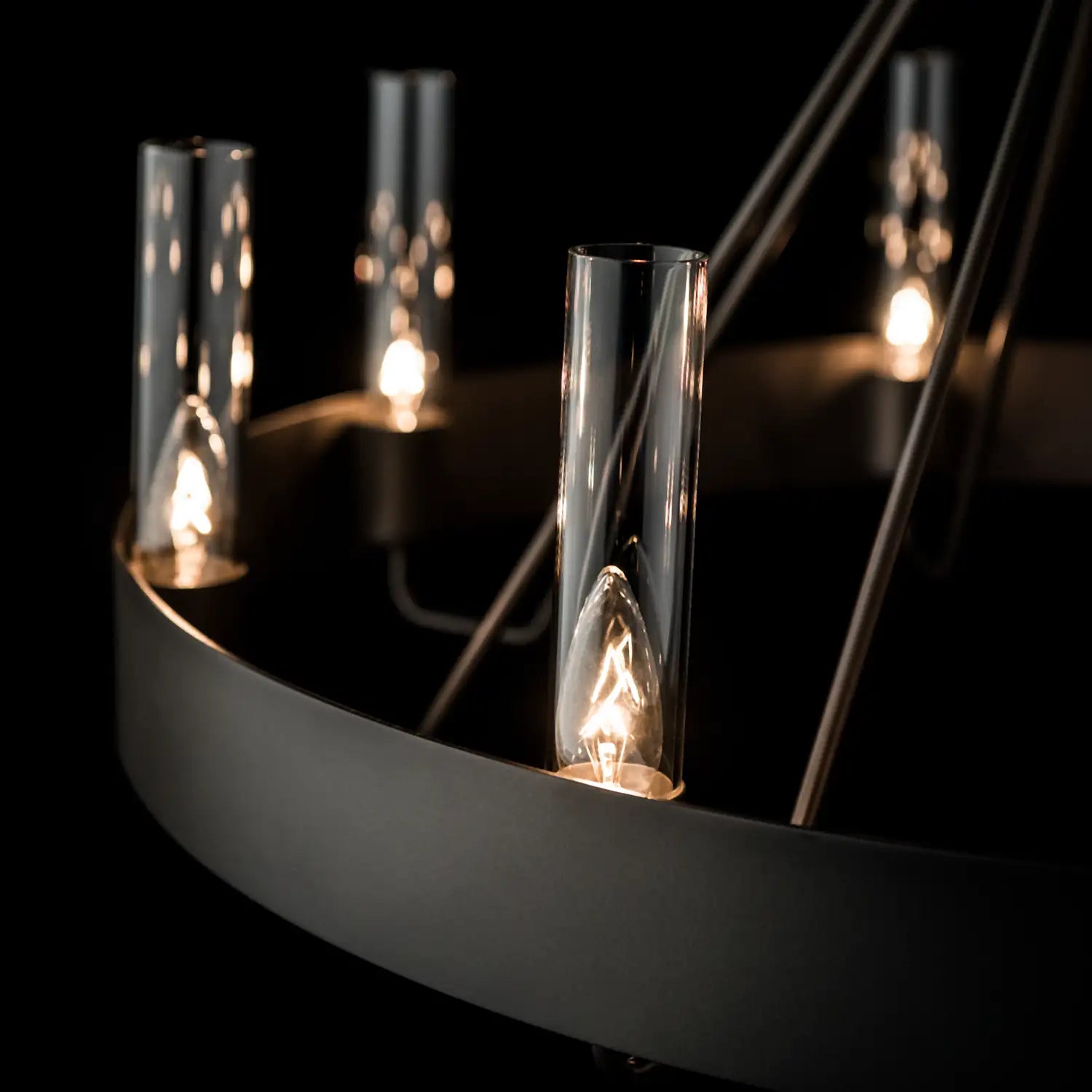 Hubbardton Forge, Banded Ring Chandelier, CHANDELIER LIGHT
