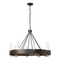Hubbardton Forge, Banded Ring Chandelier, CHANDELIER LIGHT