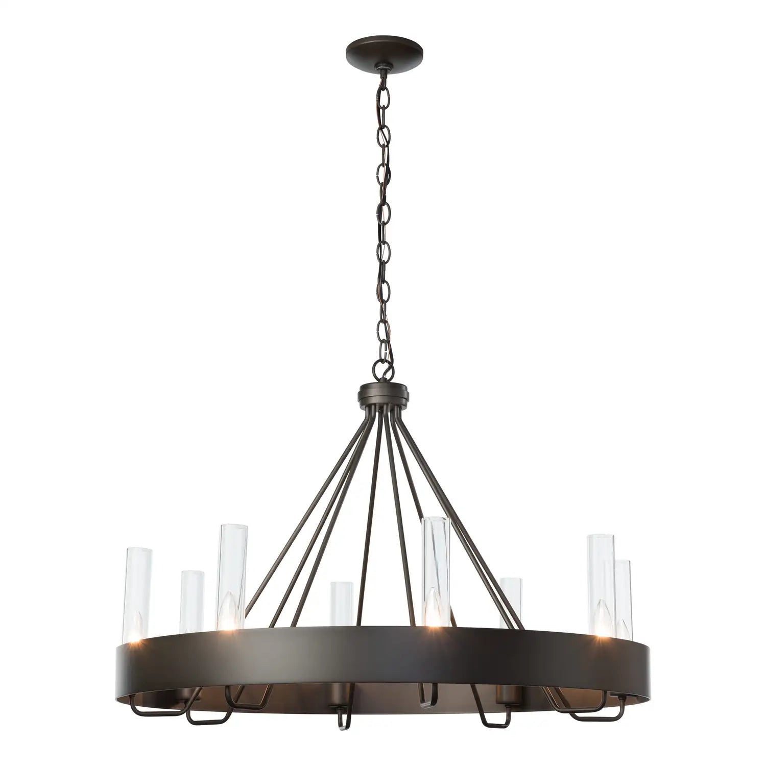 Hubbardton Forge, Banded Ring Chandelier, CHANDELIER LIGHT
