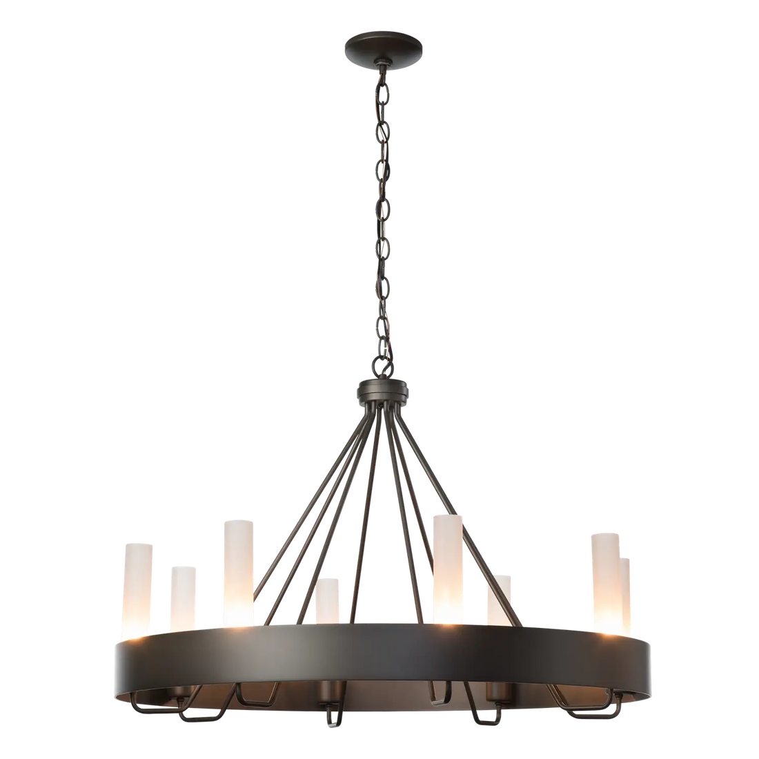 HUBBARDTON FORGE, BANDED RING CHANDELIER, CHANDELIER LIGHT