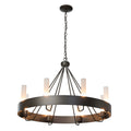 Hubbardton Forge, Banded Ring Chandelier, CHANDELIER LIGHT