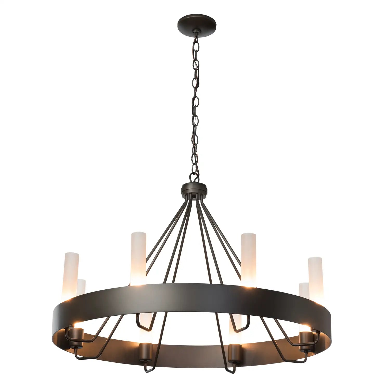 Hubbardton Forge, Banded Ring Chandelier, CHANDELIER LIGHT