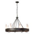 Hubbardton Forge, Banded Ring Chandelier, CHANDELIER LIGHT