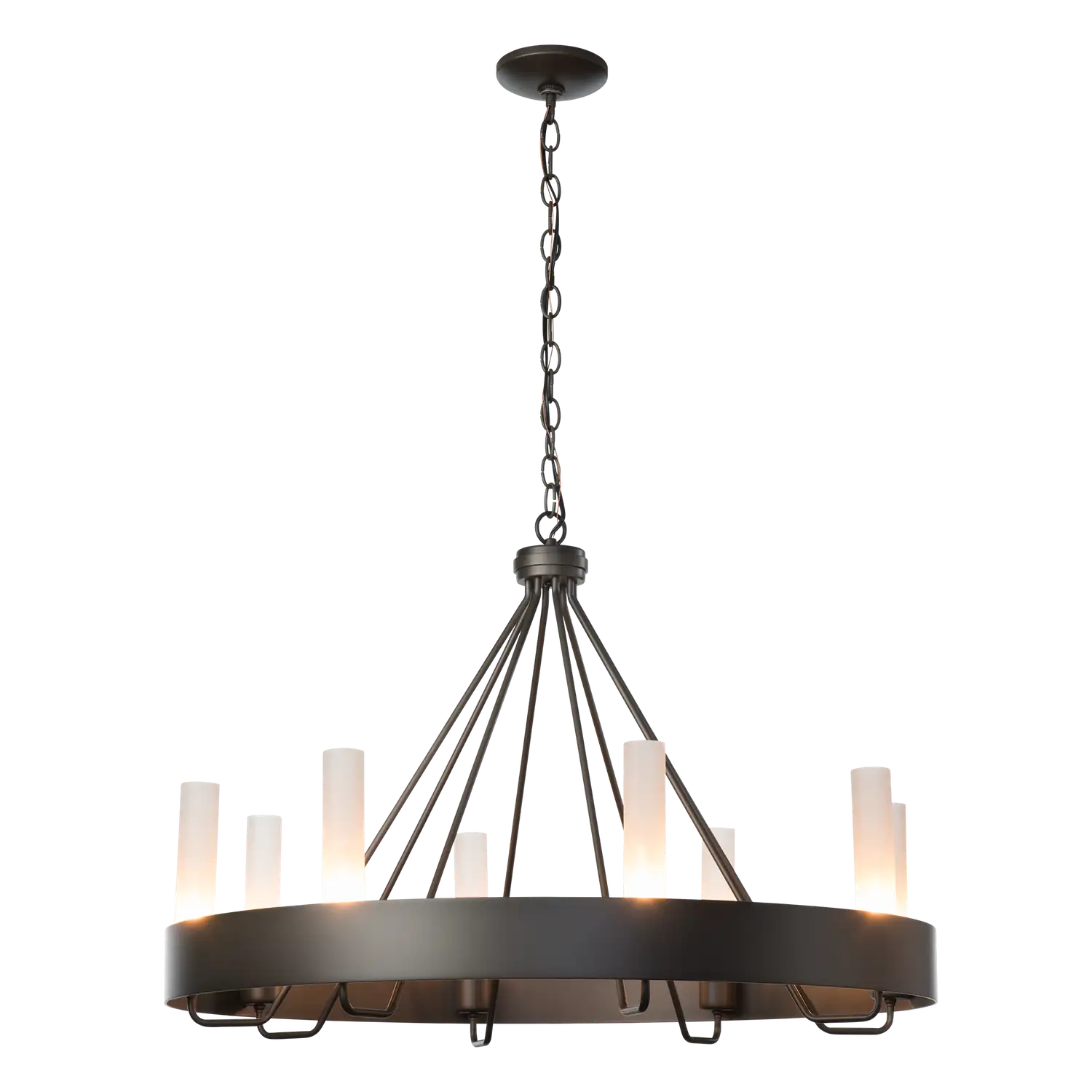 Hubbardton Forge, Banded Ring Chandelier, CHANDELIER LIGHT