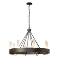 Hubbardton Forge, Banded Ring Chandelier, CHANDELIER LIGHT
