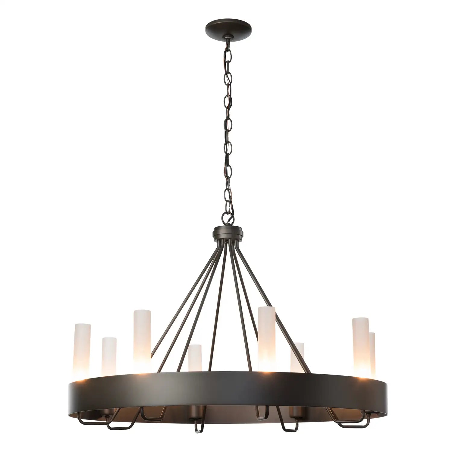 Hubbardton Forge, Banded Ring Chandelier, CHANDELIER LIGHT
