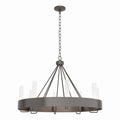 Hubbardton Forge, Banded Ring Chandelier, CHANDELIER LIGHT