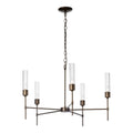 Hubbardton Forge, Vela 5 Arm Chandelier, CHANDELIER LIGHT