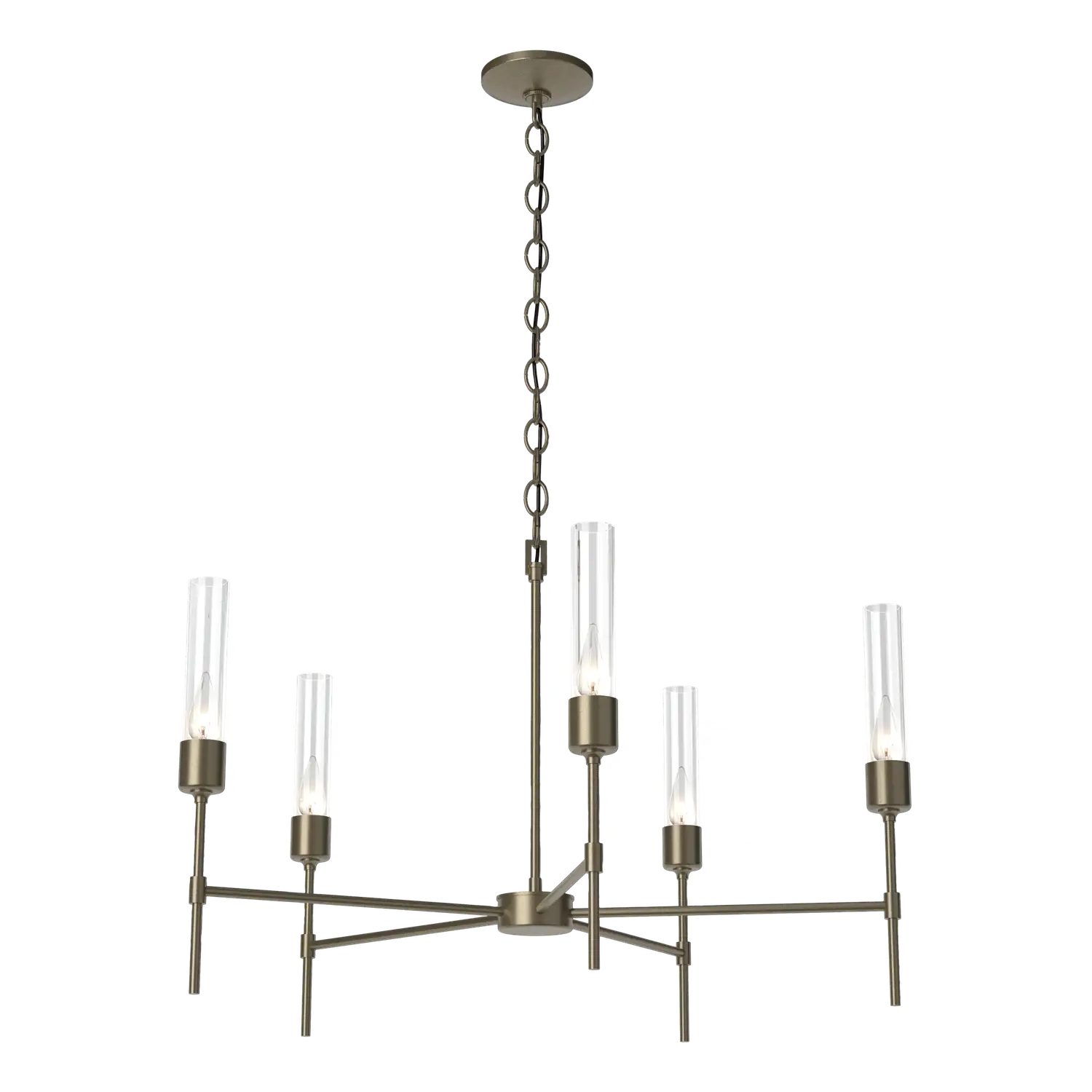 Hubbardton Forge, Vela 5 Arm Chandelier, CHANDELIER LIGHT