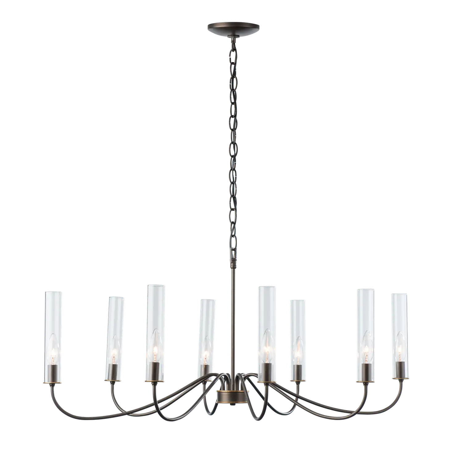Hubbardton Forge, Grace 8-Arm Chandelier, CHANDELIER LIGHT