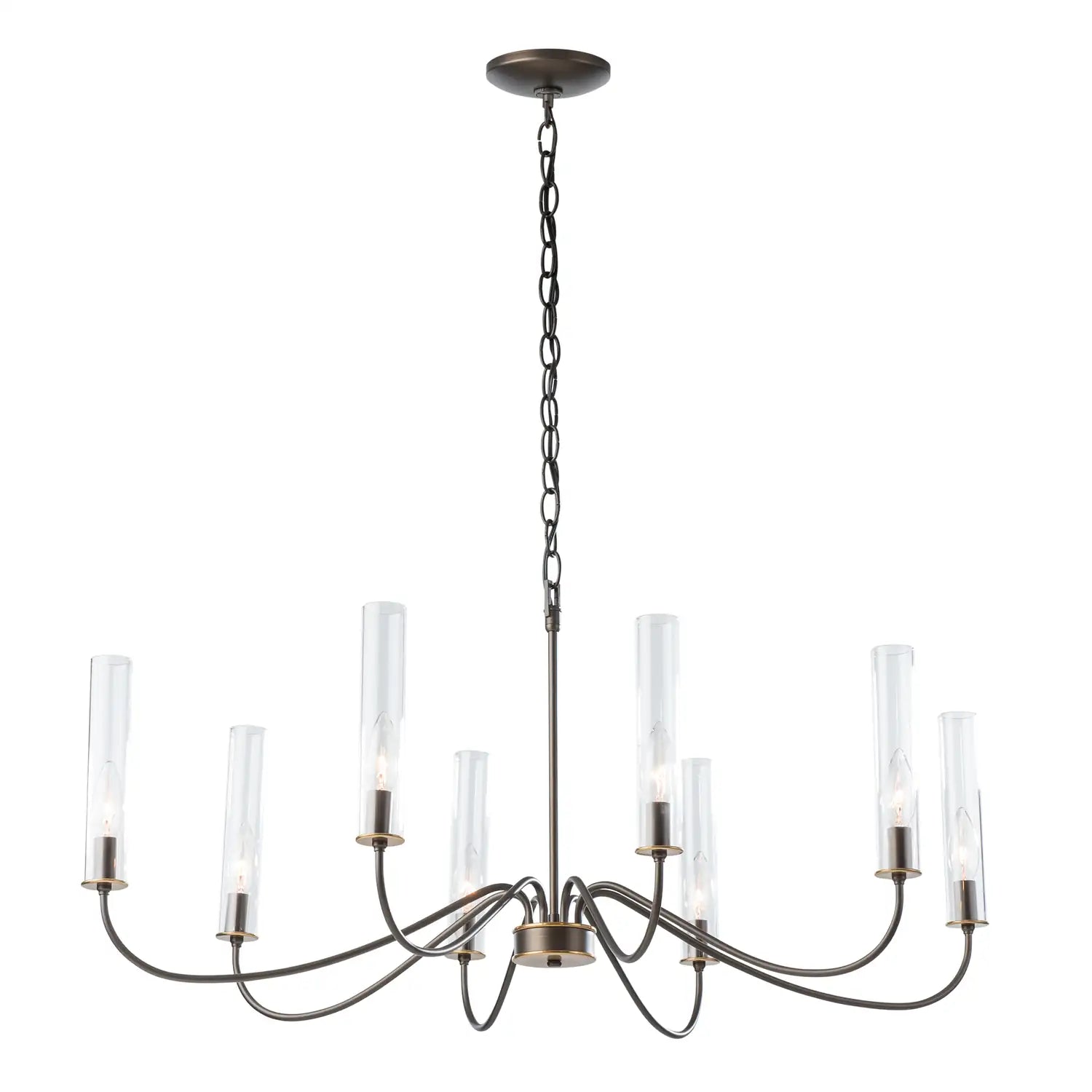 Hubbardton Forge, Grace 8-Arm Chandelier, CHANDELIER LIGHT