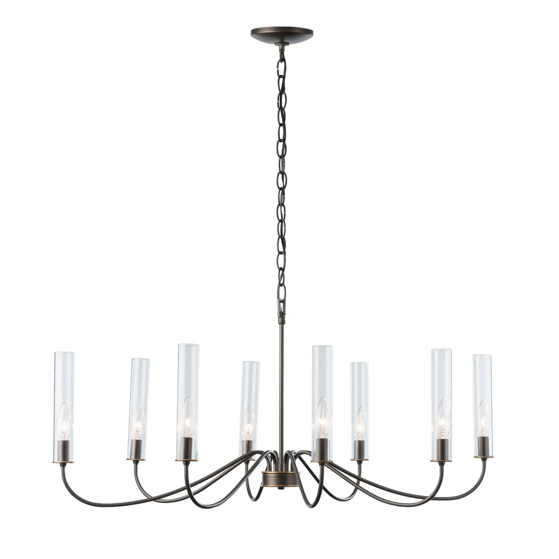 Hubbardton Forge, Grace 8-Arm Chandelier, CHANDELIER LIGHT