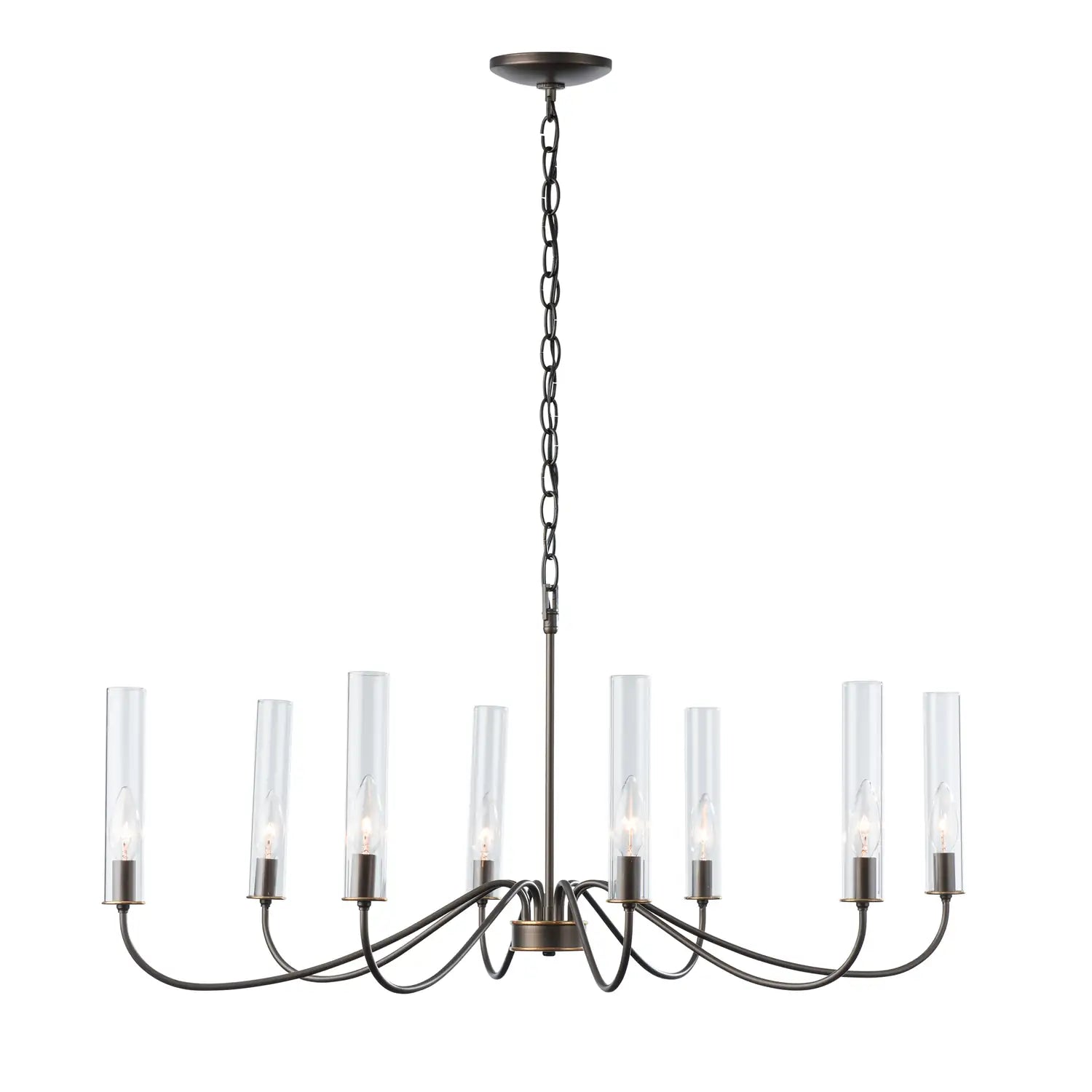 Hubbardton Forge, Grace 8-Arm Chandelier, CHANDELIER LIGHT