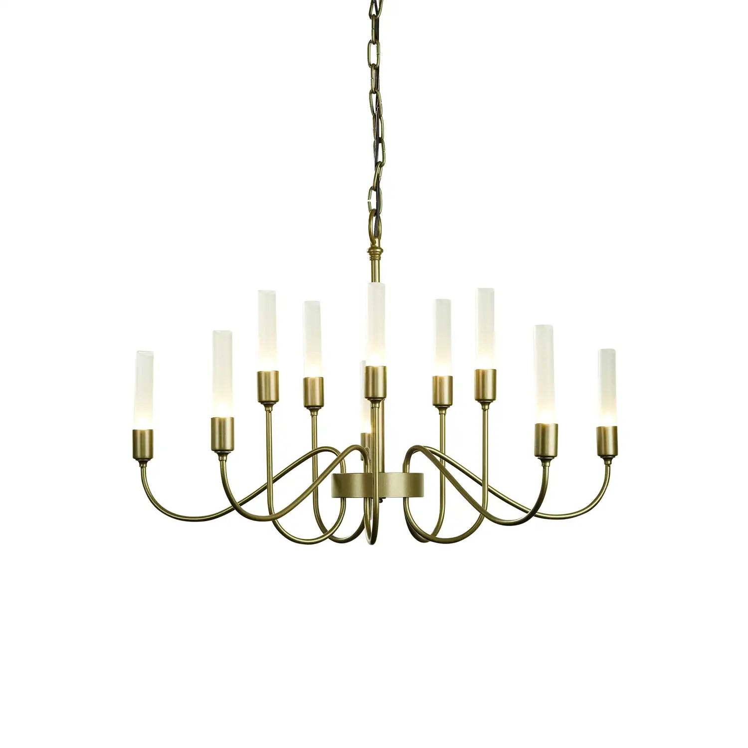 Hubbardton Forge, Lisse 10 Arm Chandelier, CHANDELIER LIGHT