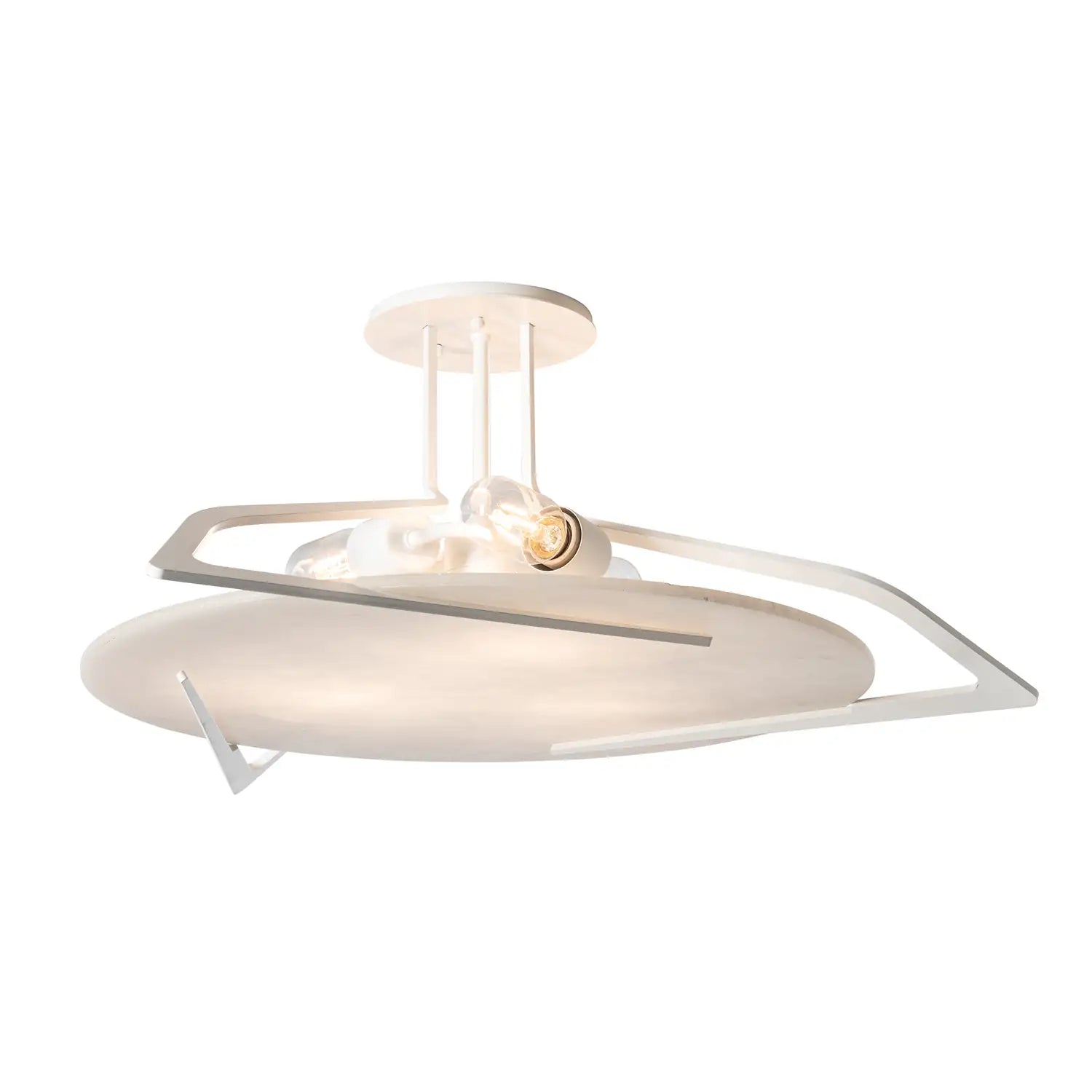 Hubbardton Forge, Callisto Semi-Flush, SEMI FLUSH MOUNT LIGHT